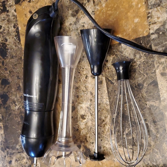 Kitchen Hamilton Beach Immersion Stick Blender With 3 Attachments Poshmark